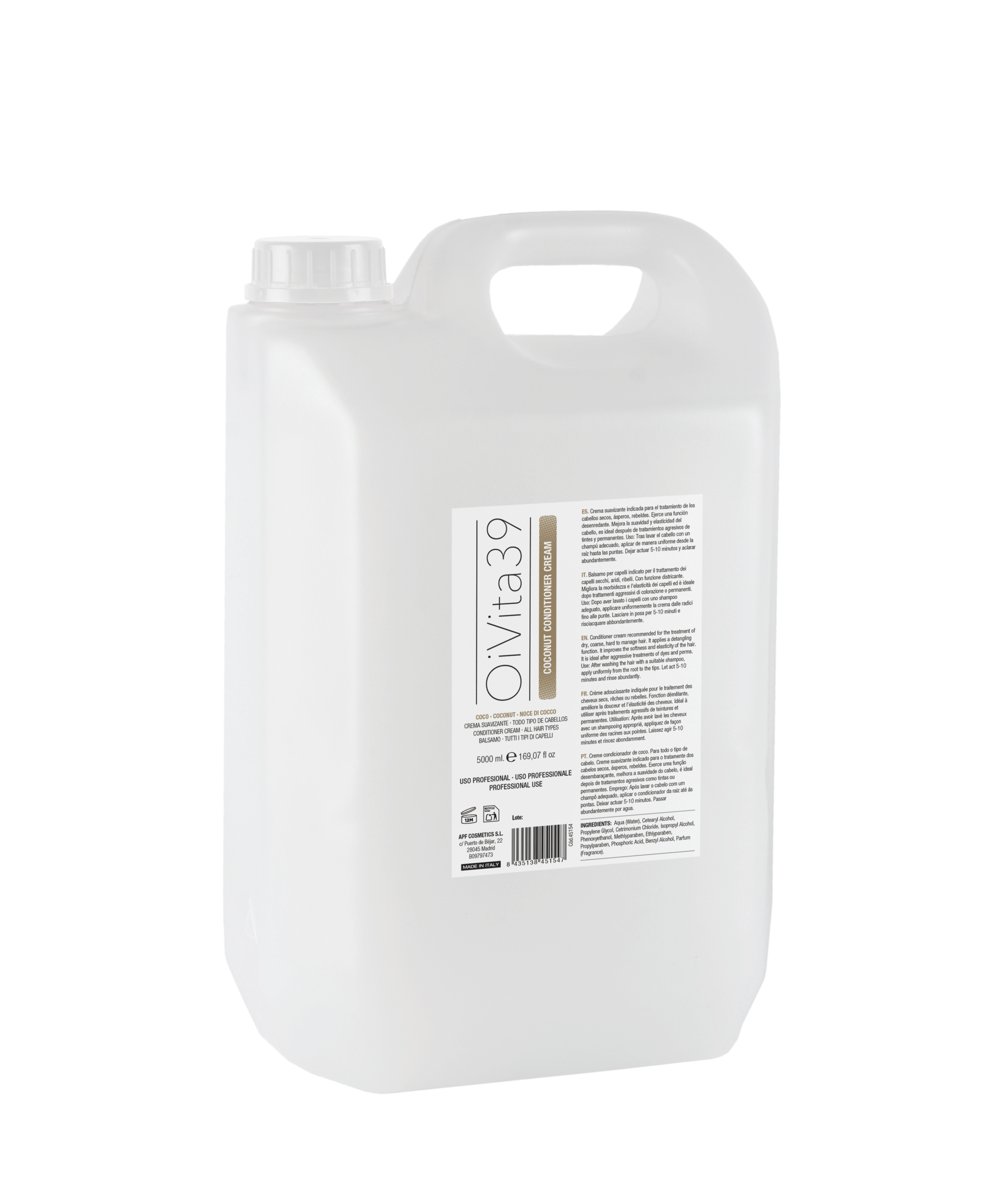 Crema Suavizante Coco